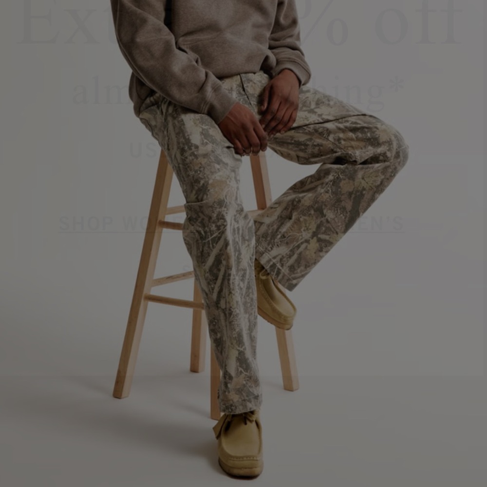Abercrombie & Fitch men’s workwear Camouflage Pants
